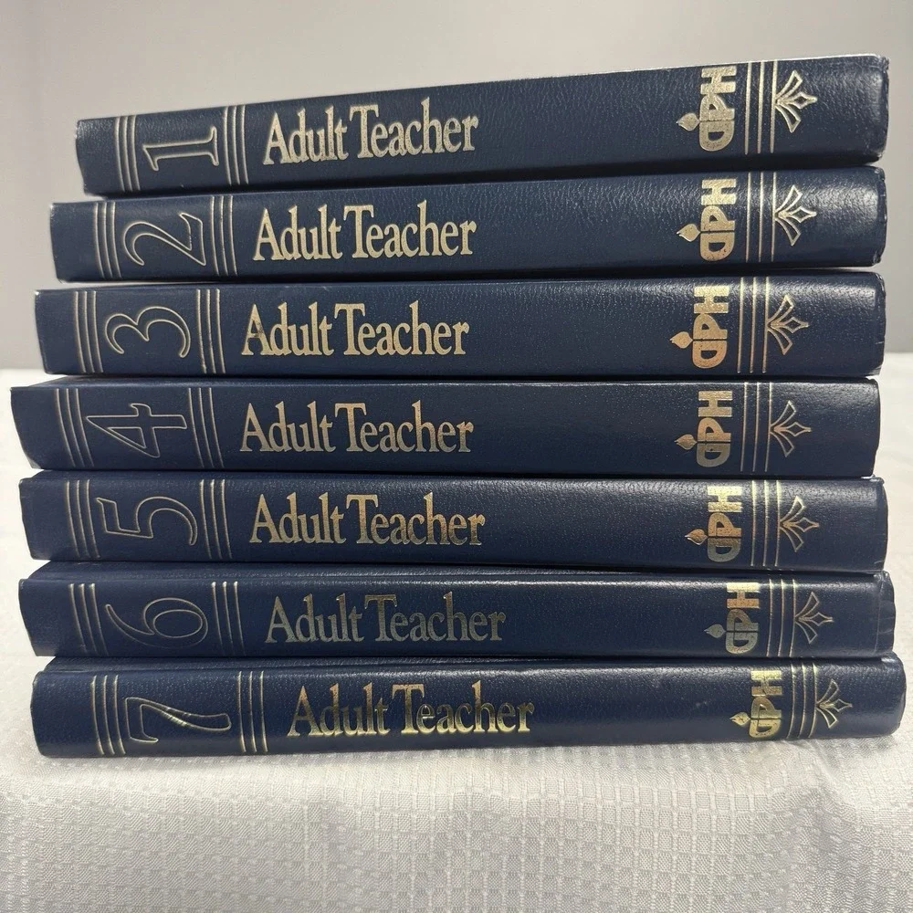 Adult Teacher Christian Bible Lesson Teaching Outlines Volume 1-7 Set 1992-1999